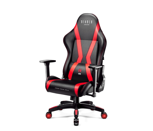 Diablo Chairs X-Horn 2.0 Normal Size Czarno-czerwony - 1192260 - zdjęcie 3